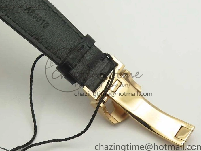 MIROTIME 0422 Thermal Portuguese Real PR Real Annual Calendar IW503501 RG ZF 1:1 Best Edition White Dial on Black Leather Strap A 7150